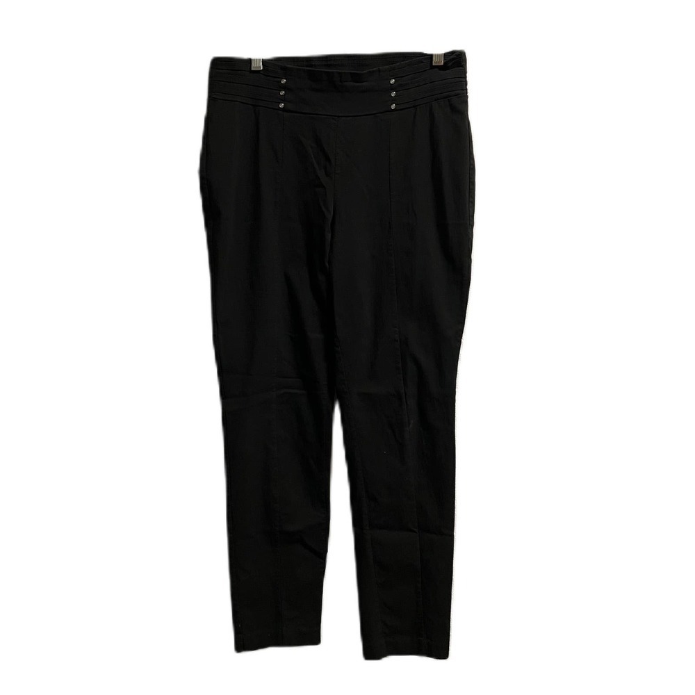 Rafaella Skinny Pants Black Size 14